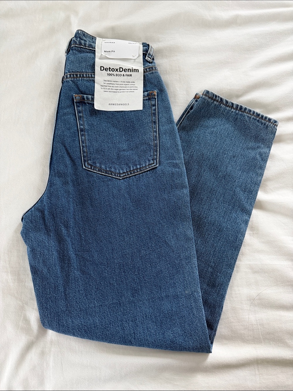 Armedangels MAIRAA Jeans Mom Fit High Waist Ankle Size 26/32 Women’s